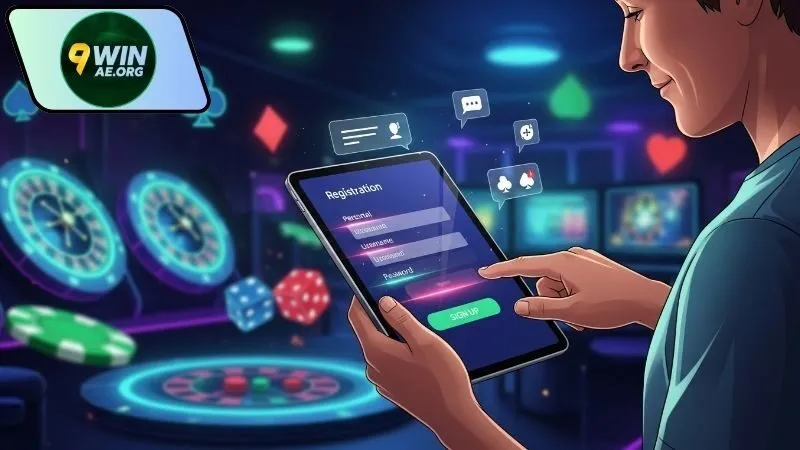 9Win – Khi công nghệ 4.0 nâng tầm cá cược trực tuyến 2025 16 Quy trình đăng ký tài khoản thần tốc chưa đến 3 phút tại 9WIN